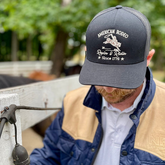AMERICAN RODEO EMBROIDERED HAT