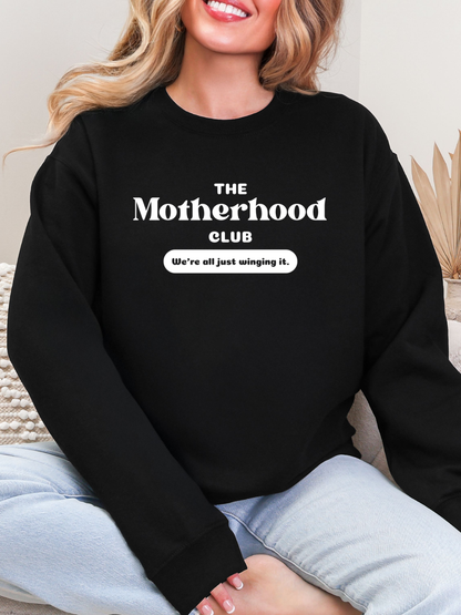 Black Motherhood Club DTF Crewneck