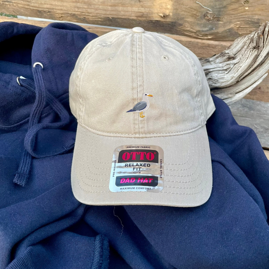 SEAGULL EMBROIDERED HAT