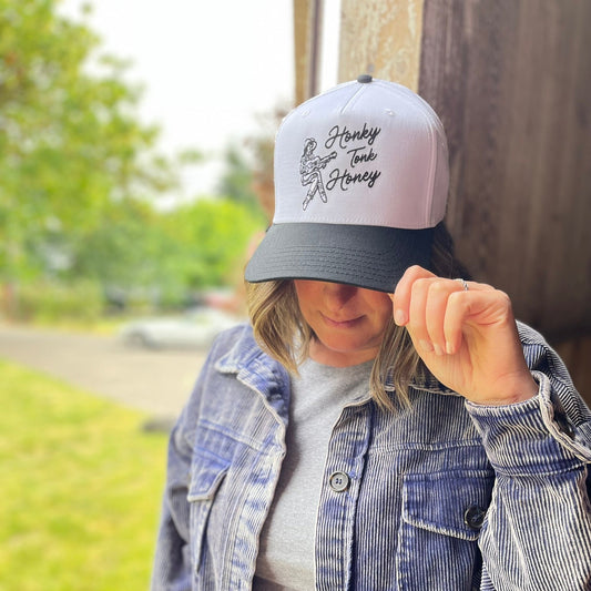 HONKEY TONK HONEY EMBROIDERED HAT