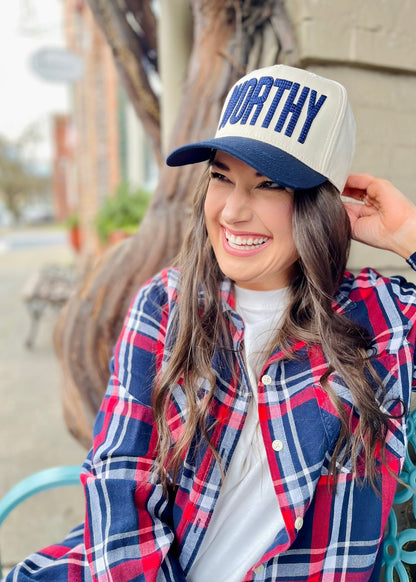 Worthy Embroidered Hat