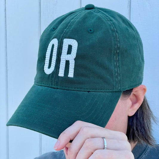 Green OR embroidered hat